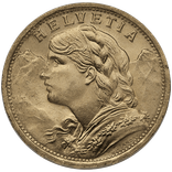 20 FRANC SWISS GOLD COIN